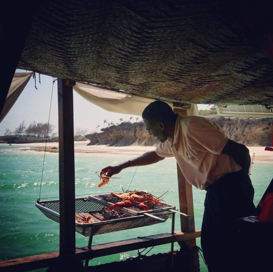 Barbecue on the dhow